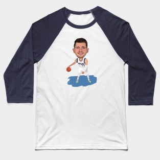 Caricature of Luka Doncic Baseball T-Shirt